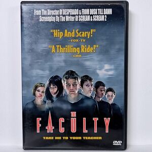 The Faculty DVD 1998 Horror Sci-Fi Elijah Wood Robert Rodriguez Widescreen